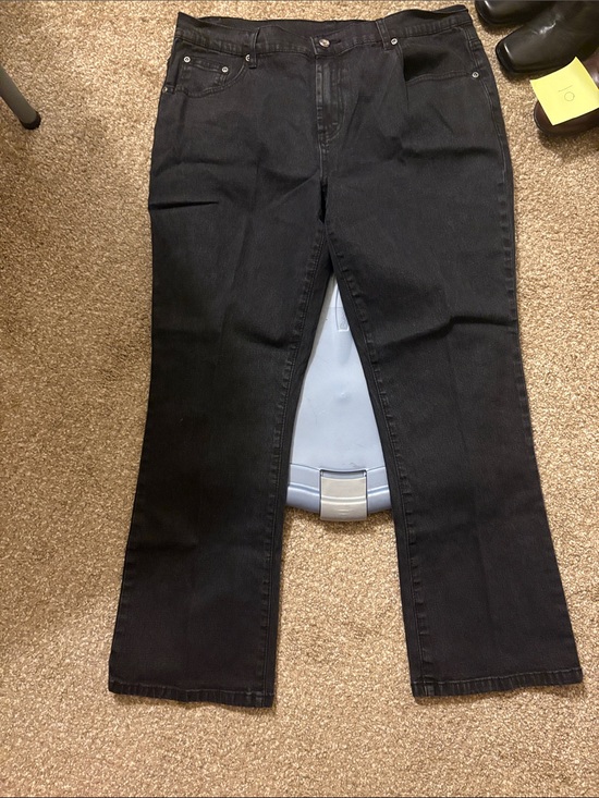 DG2 by Diane Gilman Denim - DG2 by Diane Gilman Dark Black Bootcut Jeans